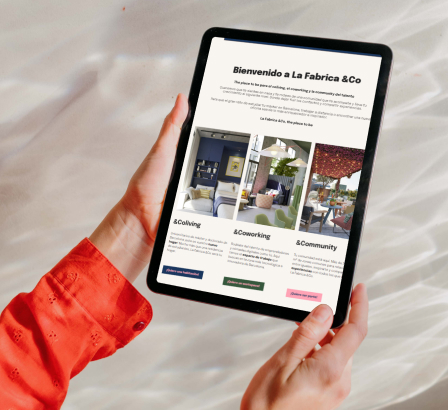 La fabrica &Co libro web ipad mockup